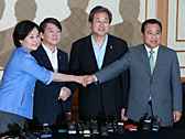 김무성 대표최고위원, 세월호 특별법 논의를 위한 양당 지도부 회동