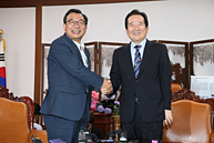 이정현 대표ㆍ정세균 국회의장 예방