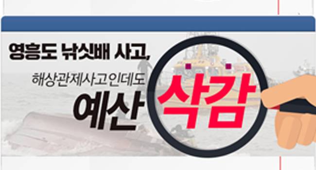 영흥도 낚싯배 사고, 해상관제사고인데도 예산 삭감