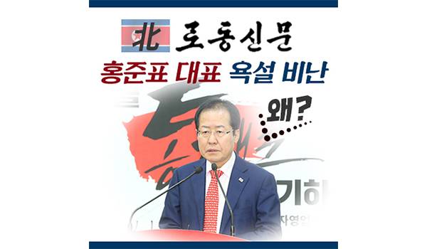 北 노동신문 홍준표 대표 욕설 비난, 왜?