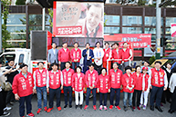 인천 남동 모래내시장 유세 및 방문인사