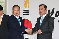 일본 자민당 니카이 토시히로 간사장 접견