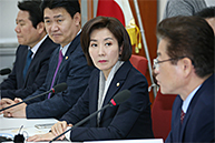 나경원 원내대표, 시도지사협의회 면담