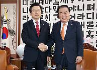 황교안 당대표, 문희상 국회의장 예방