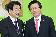 황교안 당대표, 민주평화당 정동영 대표 예방