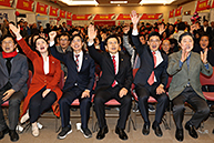 황교안 당 대표, 부산시당 자유시민정치박람회 초청 강연