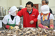 굴 수출 전문기업 방문