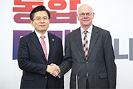 황교안 당 대표, 람머트 아데나워재단 총재 접견