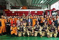 황교안 당 대표, 관악소방서 방문