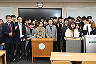 황교안 당 대표, 건국대학교 특강