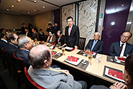 황교안 당 대표, 상임고문단 오찬