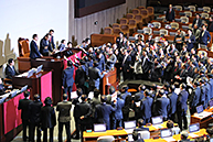 선거법 개정안 본회의 상정 및 필리버스터