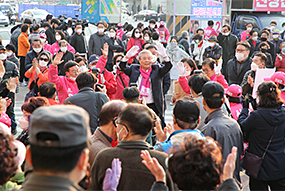 '바꿔야 산다' 집중 유세 6일차 - 경기 성남 후보 지원 유세