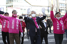 '바꿔야 산다' 집중 유세 7일차 - 충남 아산 후보 지원유세