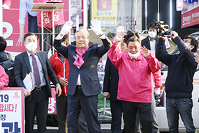 '바꿔야 산다' 집중 유세 7일차 - 경기 평택갑 후보 지원유세