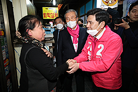 '바꿔야 산다' 집중 유세 9일차 - 서울 중구성동구 지상욱 후보 지원 유세 및 현장방문