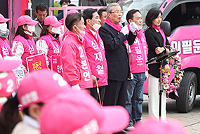 '바꿔야 산다' 집중 유세 10일차 - 경기 안양시 후보 지원 유세 및 현장방문