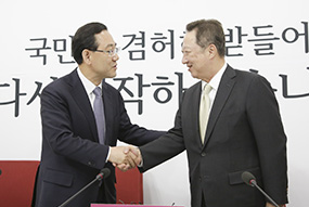 박용만 대한상의 회장 접견