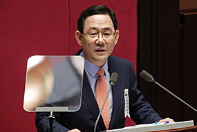 주호영 원내대표, 교섭단체 대표연설