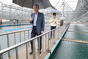 수돗물 유충 사태 현장점검