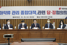 「마약류 관리 종합대책」 관련 당정협의회