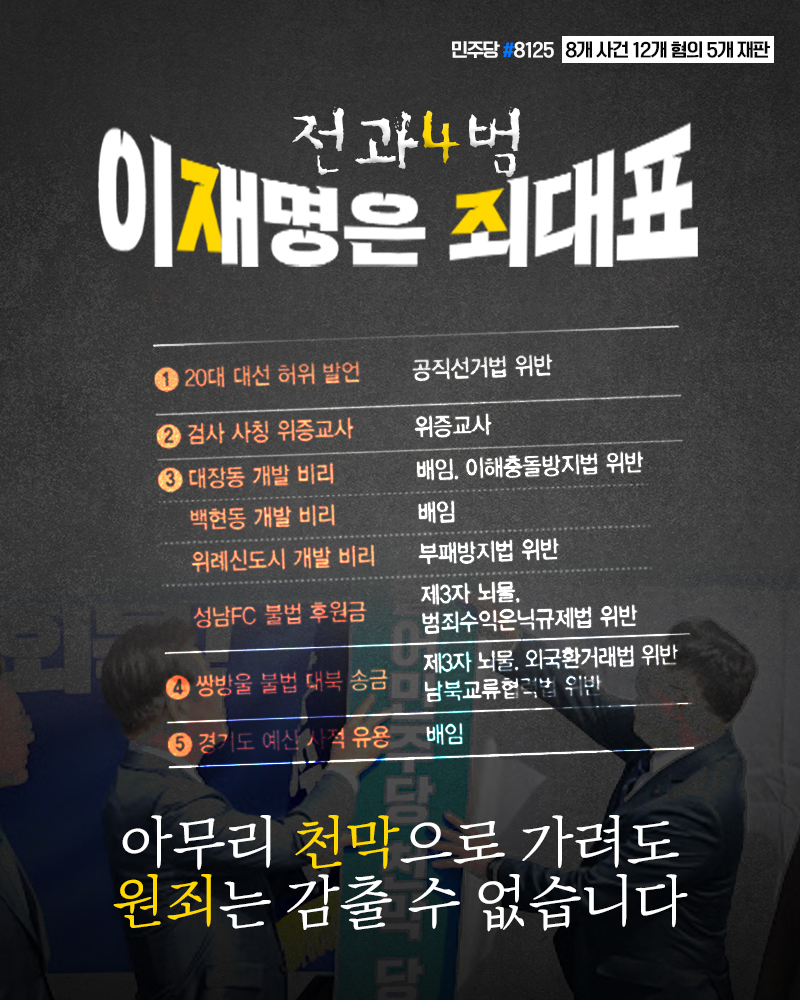 이재명은 죄대표