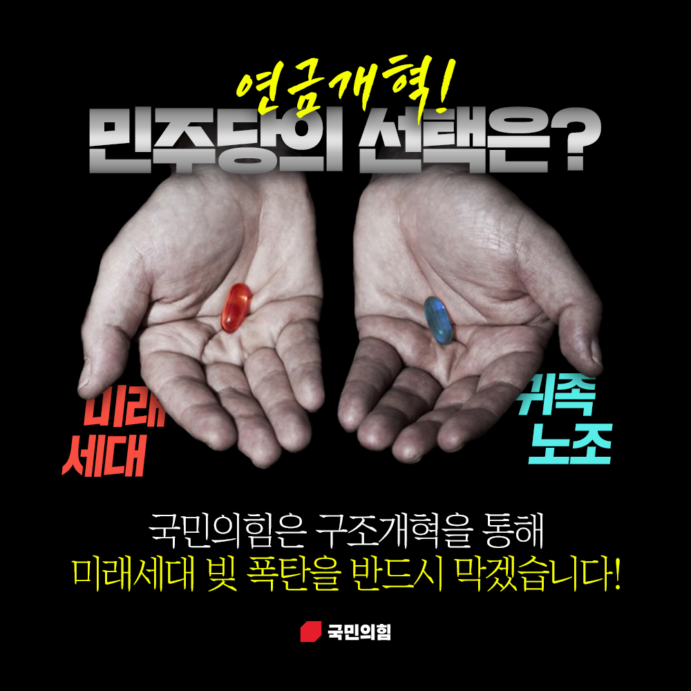 연금개혁! 민주당의 선택은?