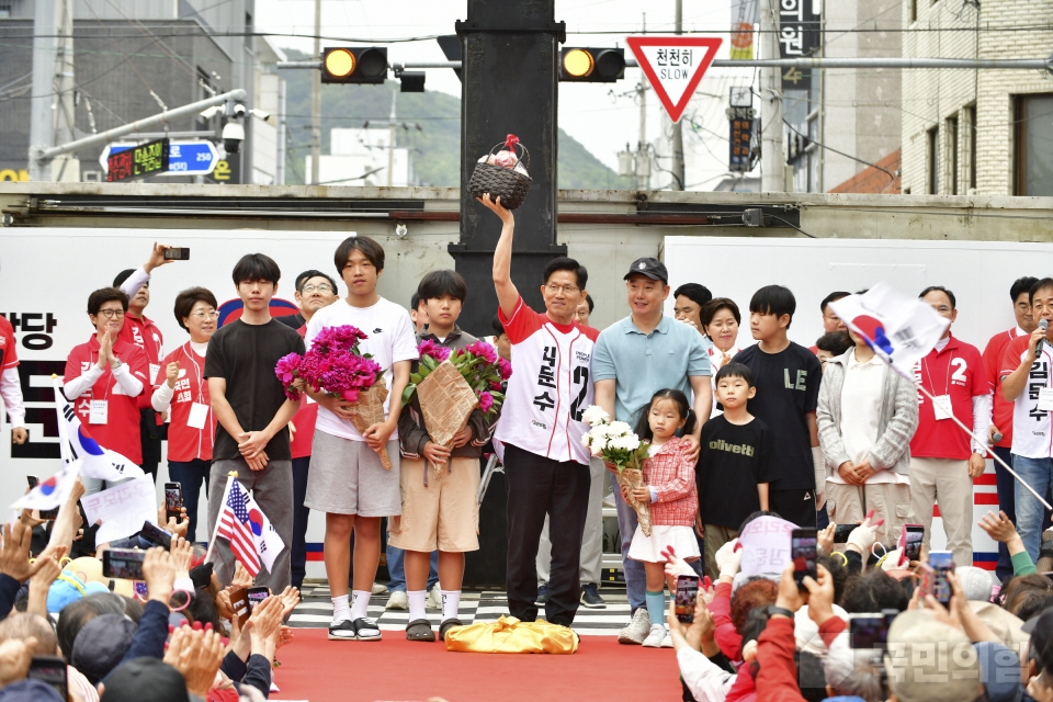 “기적의 시작” 상주시 집중유세