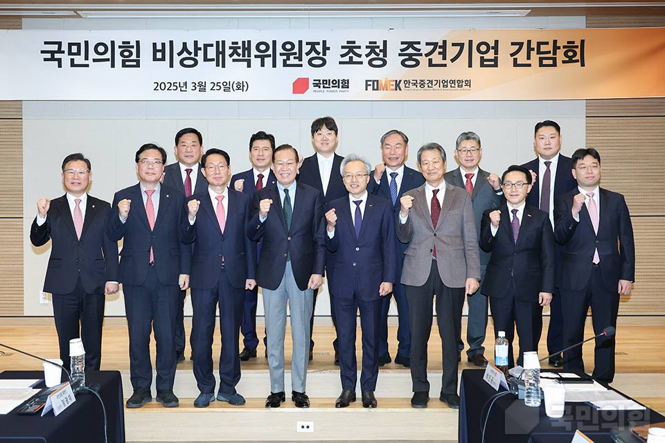 한국중견기업연합회 주최 '국민의힘 권영세 비상대책위원장 초청 중견기업 간담회'