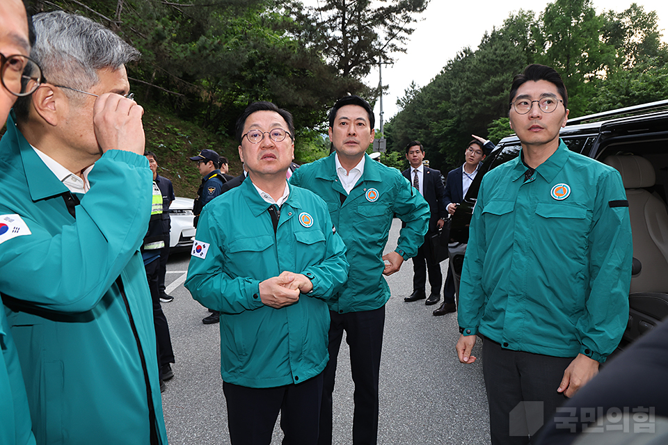 한화에어로스페이스 대전사업장 폭발 사고현장 방문