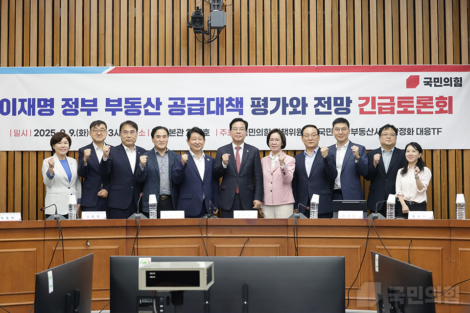 부동산시장 안정화대응 TF 주최 '이재명 정부 부동산 공급 대책 평가와 전망 긴급토론회'