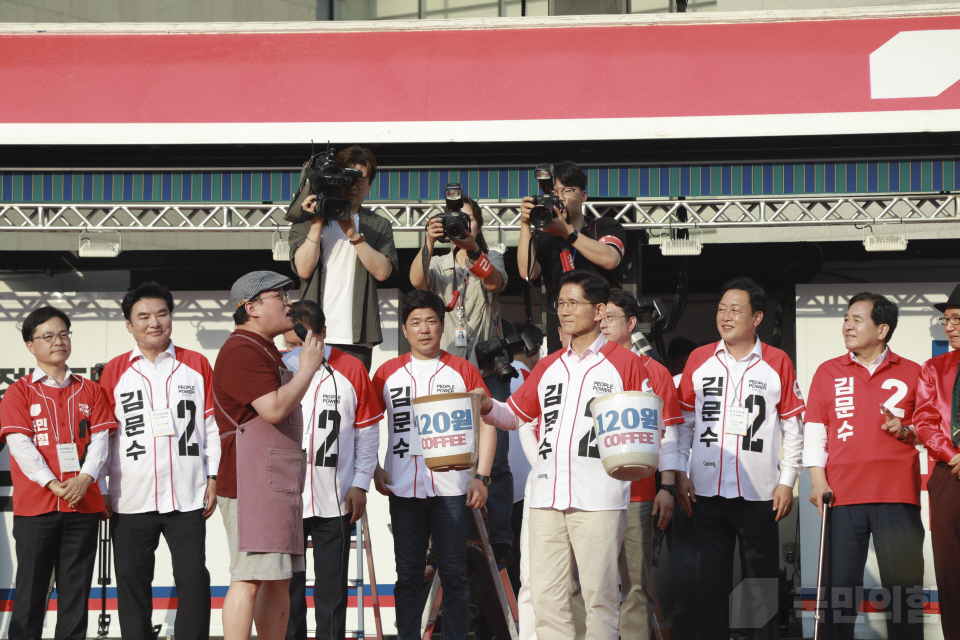 “하남을 새롭게” 하남시 유세