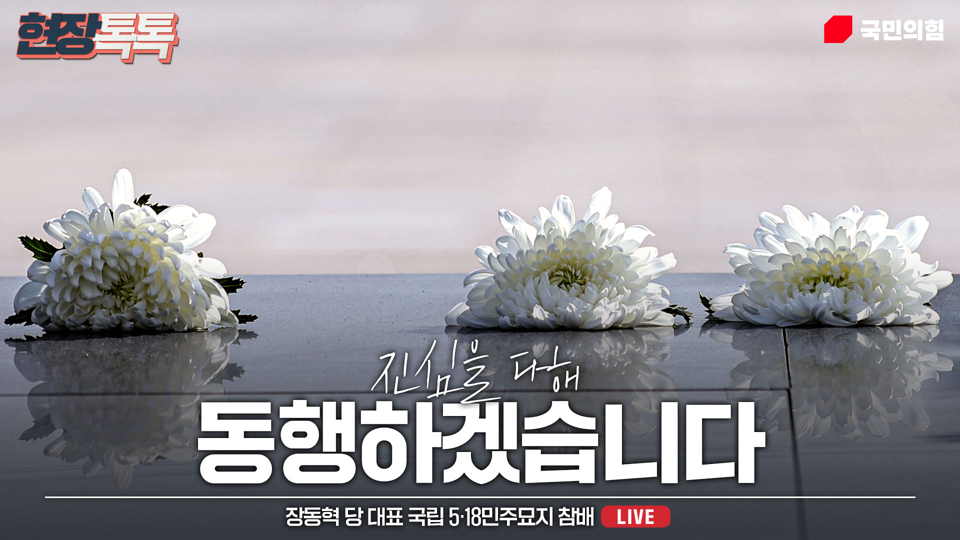 [Live] 11월 6일 장동혁 당 대표 국립 5·18민주묘지 참배