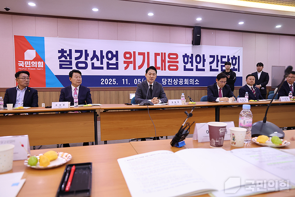 철강산업 위기 대응 현안 간담회