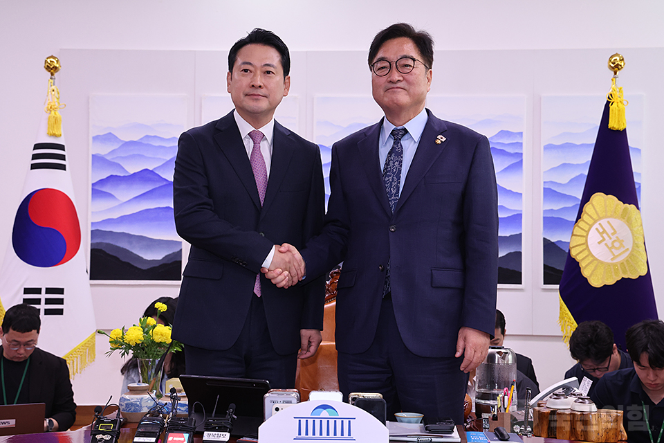 장동혁 당 대표, 우원식 국회의장 예방