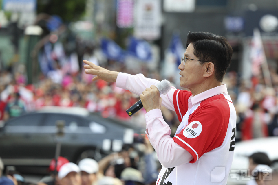 “강동을 새롭게” 강동구 유세
