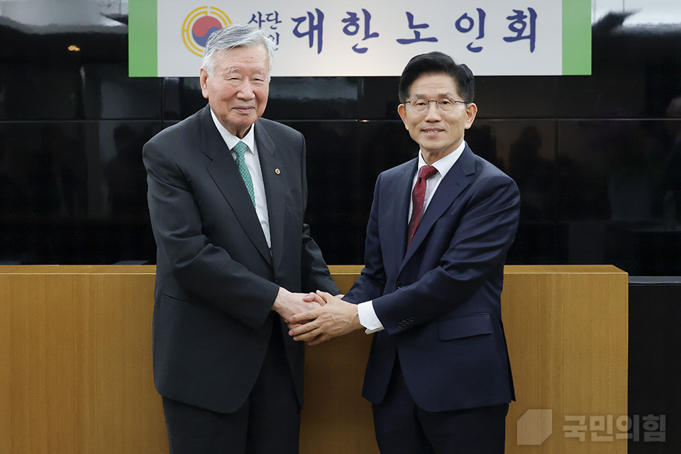 김문수 대통령 후보, 대한노인회 간담회