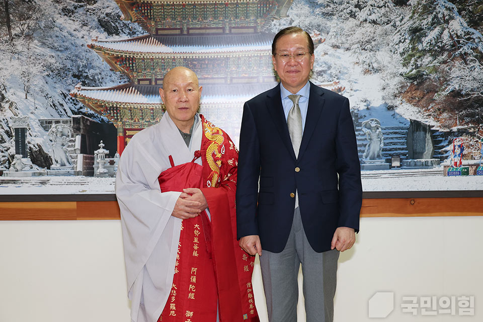 대한불교 천태종 총무원장 예방