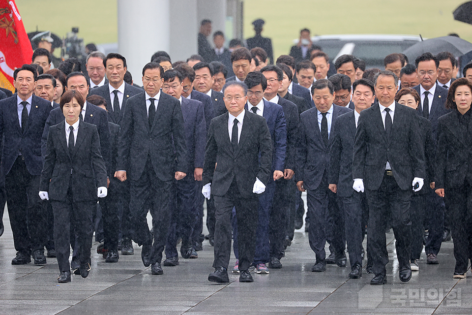 제22대 국민의힘·국민의미래 국회의원 당선인 현충원 참배